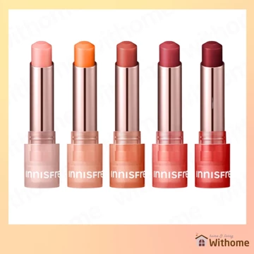 [Innisfree] Dewy Tint Lip Balm 3.2g 5 màu (Baby Pink / Melon Coral / Love Beige / Rose Brick / Power Cherry)