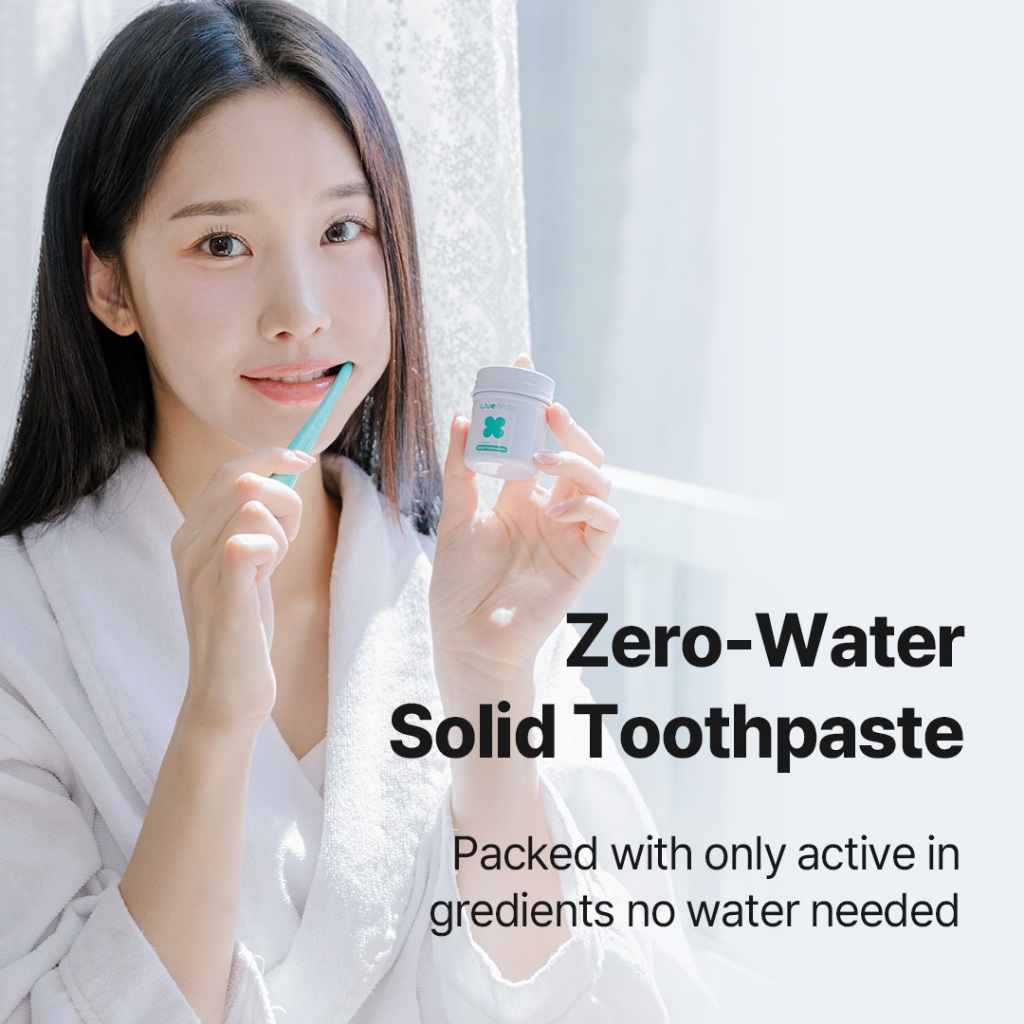 Gói nạp kem đánh răng rắn LiveOrals Chikapong Zero-Water (120 Viên)