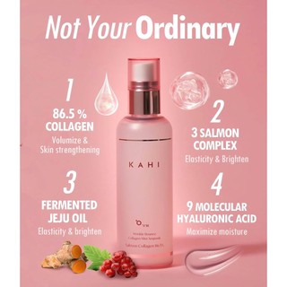 Xịt Khoáng Kahi Wrinkle Bounce Collagen Mist Ampoule 4.05 fl.oz / 120ml