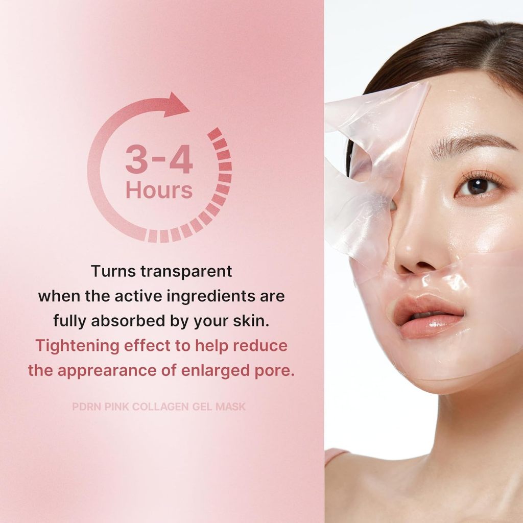 Mặt nạ Gel thạch Collagen hồng Medicube PDRN | Mặt nạ qua đêm cho làn da phát sáng bằng kính|Mặt nạ Hàn Quốc, Chăm sóc lỗ chân lông, săn chắc