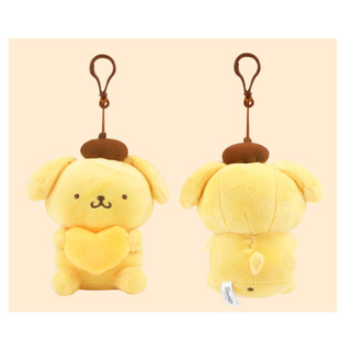 [Sanrio] Pompompurin, Cinnamoroll, Kuromi, Túi đựng trái tim búp bê Kitty quyến rũ 13cm