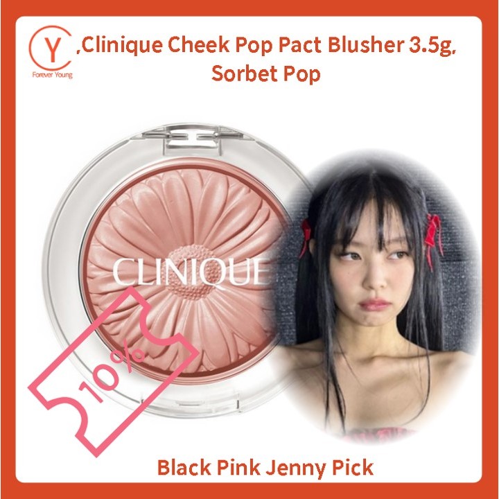 Clinique Cheek Pop Pact Blusher 3.5g, Sorbet Pop, Đen Hồng Jenny Pick ...