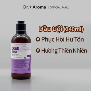 <Odorata / Dr. +Aroma> Chăm Sóc Tóc Hư Tổn + Ngăn Rụng Tóc / Dầu Gội Crown Energy 240ml