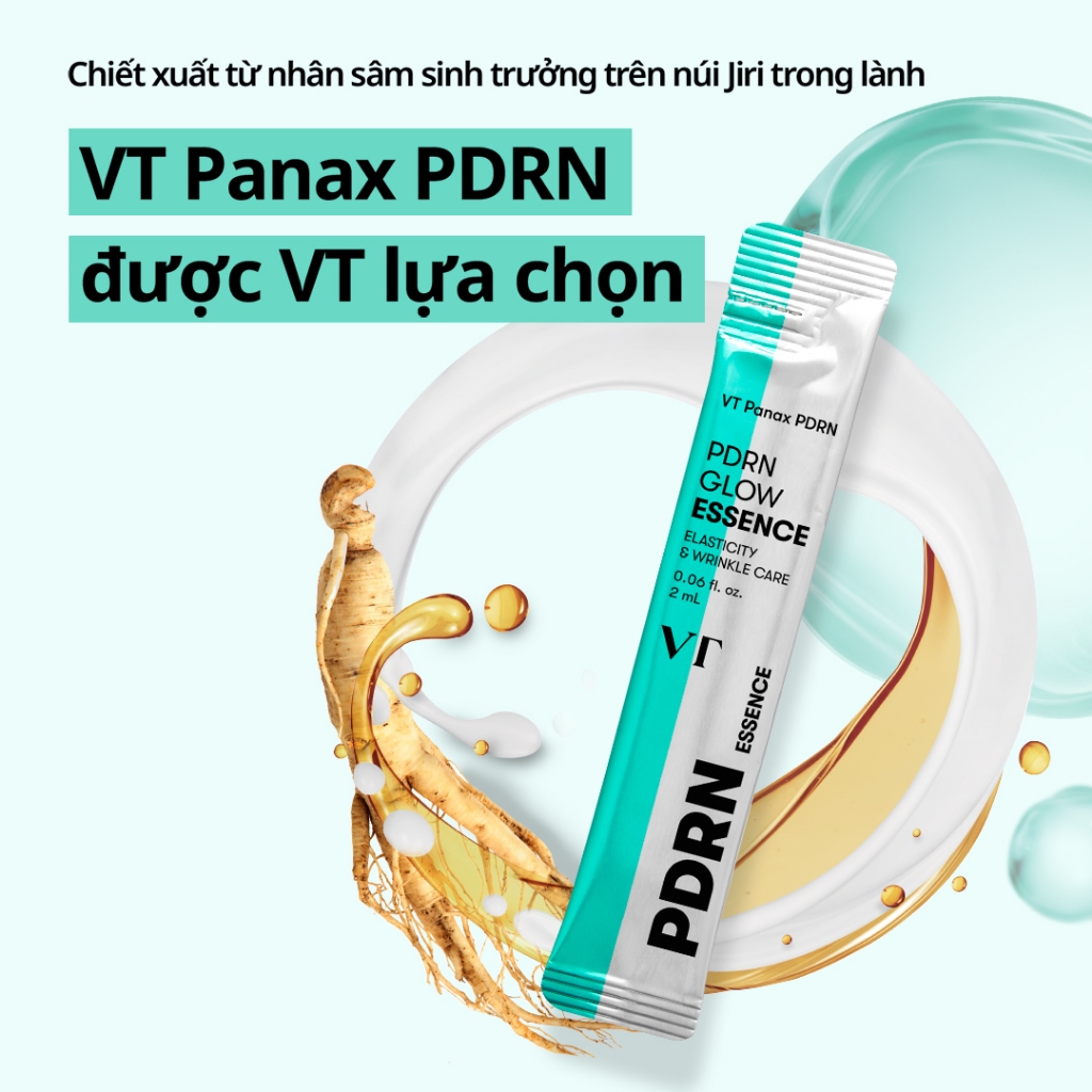 [VT] Tinh Chất Dưỡng Da PDRN 2ml x6 – Serum Làm Sáng Da, Căng Bóng, Phục Hồi Da, Thuần Chay <Flagship Chính Hãng>