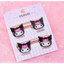 Sanrio Licenses Kẹp tóc Mini 4p (Kuromi Mymelody Kitty Pompompurin Cinnamoroll) ghim tóc