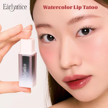 EARLYANCE Son Xăm Môi Watercolor Bền Màu 24H Làm Đầy Môi