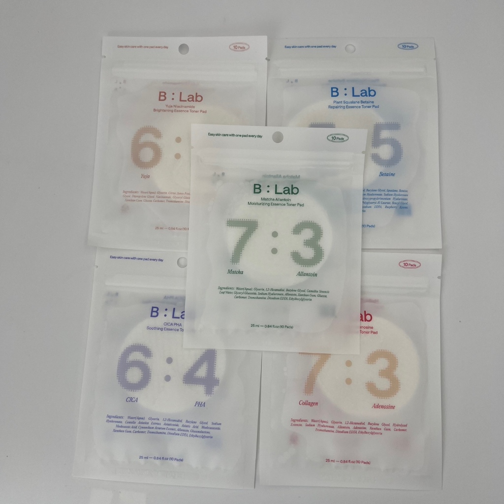 [B: LAB] Essence Toner Pad 25ml 10 tờ