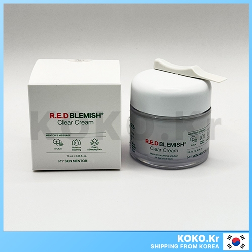 [Dr.g] Red Blemish Clear Cream Kem Che Khuyết Điểm Dr G Red 70ml 5 cica Làm Sáng Da