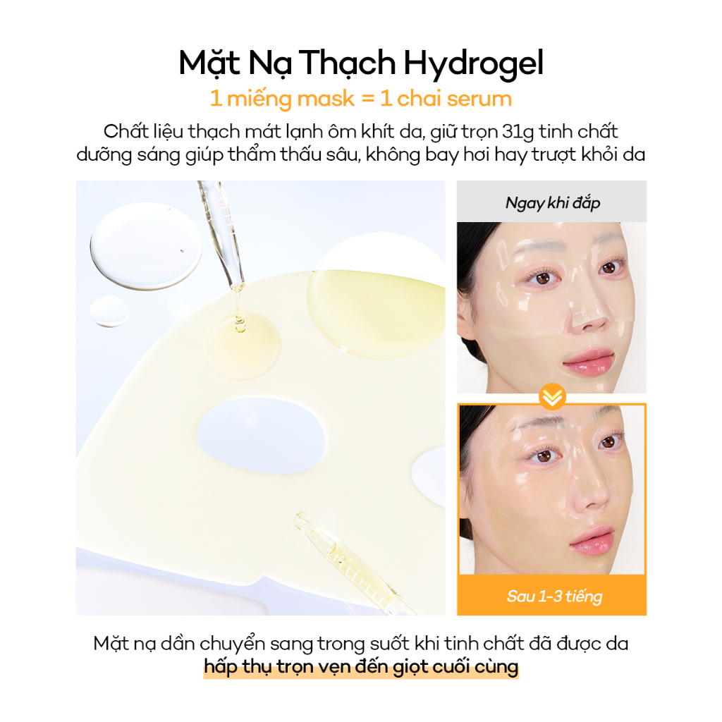 [DEWYTREE] Mặt Nạ Thạch Collagen Dưỡng Sáng Da & Chống Lão Hoá AC Deep Skin Clarity Mask (HỘP 4 MIẾNG)