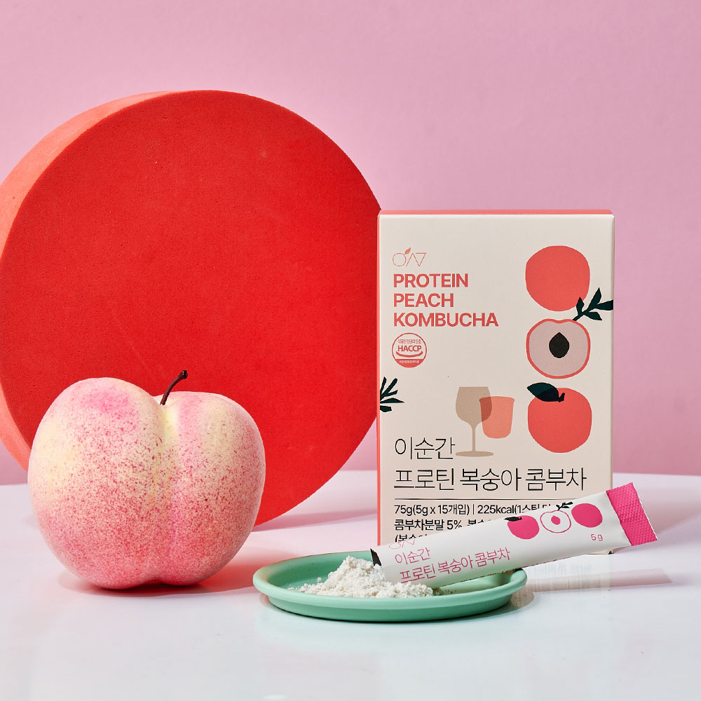 Nước uống dạng bột SIMBAK protein Kombucha Apple / Peach / Plum