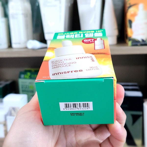 OLIVE YOUNG EDITION [30ml + 7 ml] Trà đen tăng cường thanh niên Ampoule (Chăm sóc da Hàn Quốc, Làm đẹp Hàn Quốc, K-beauty)