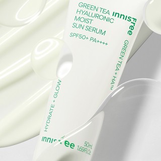 [Innisfree] Trà xanh Hyaluronic Moist Sun Serum SPF50 + PA + + + + 50ml
