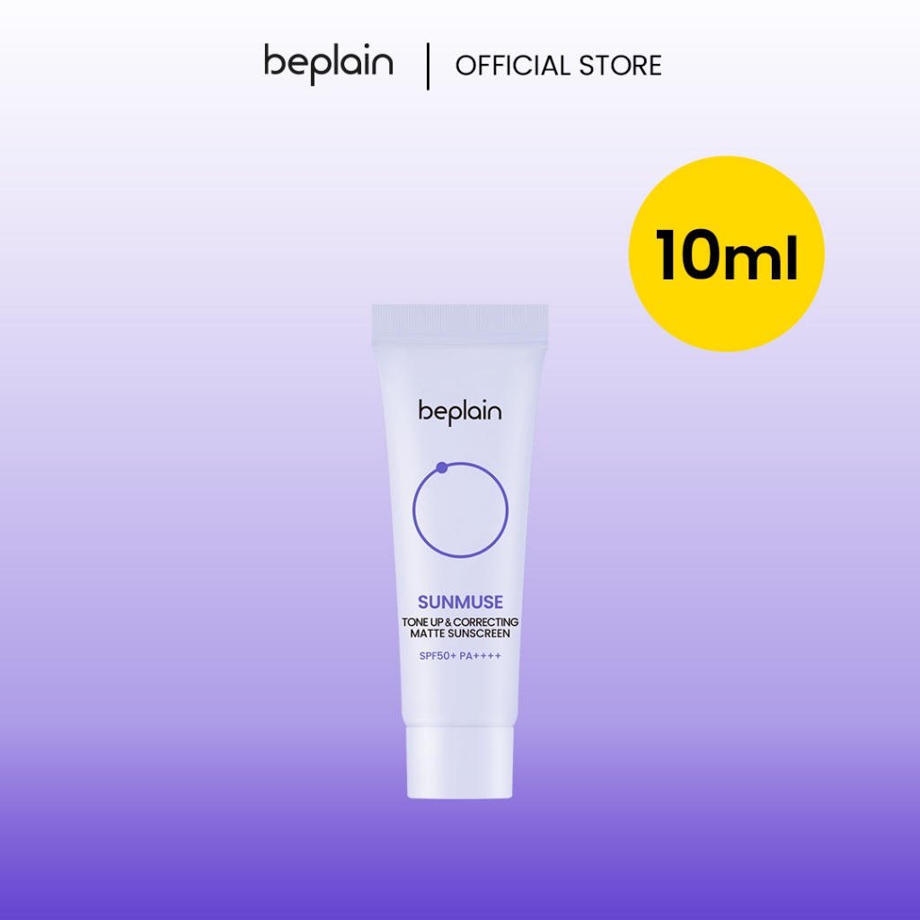 Kem chống nắng BEPLAIN Sunmuse lai Vật Lý & Hoá Học Nâng Tone & Hiệu chỉnh da Matte Mịn lì SPF 50+ PA++++