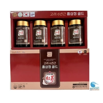 Tinh chất nhân sâm đỏ Hàn Quốc vàng 240gX4 Chai / Bộ quà tặng