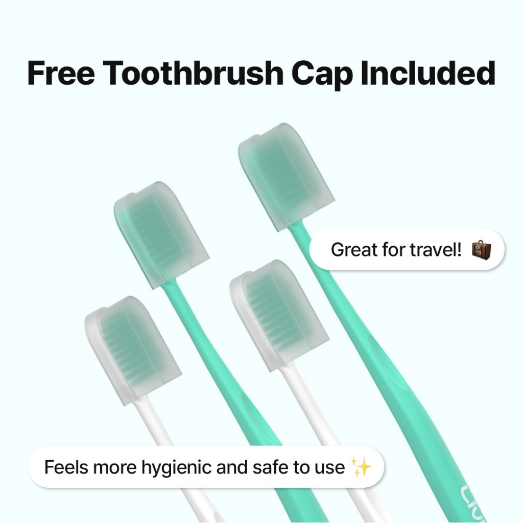 Bàn chải đánh răng chỉnh nha LiveOrals V-Cut 12ea (Bạc hà 6, Trắng 6)