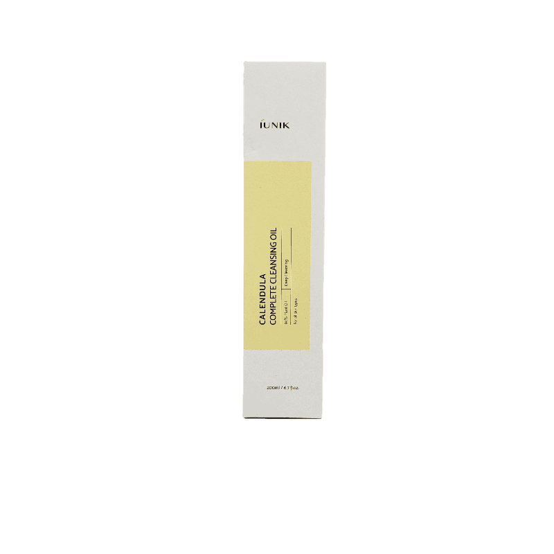 [Hàng mới về] IUNIK Dầu tẩy trang chiết xuất từ hoa cúc calendula 200ml / 25ml