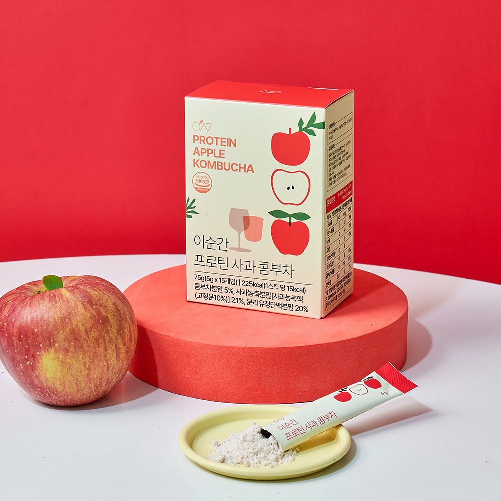 Nước uống dạng bột SIMBAK protein Kombucha Apple / Peach / Plum