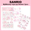 MyMelody Yupo pp Sticker 3 miếng sanrio được cấp phép của Koreadaiso