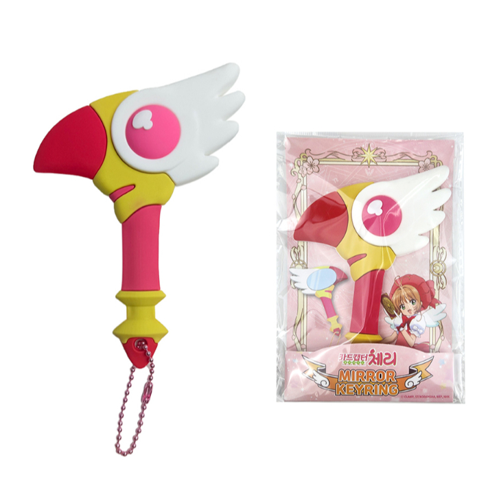 [Cardcaptor Sakura] Túi Gương Charm 15cm bagkeyring Niêm Phong Cây Đũa Phép / Cây Đũa Phép Giấc Mơ / Cây Đũa Phép Ngôi Sao