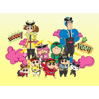 Chân đế Crayon Shin Chan Power Rangers
