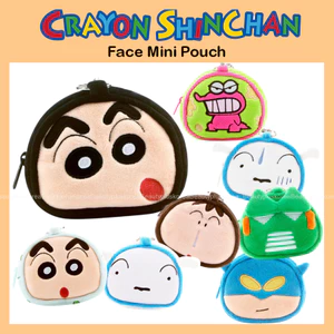 Túi Mini mặt (Shin chan / Bộ đồ ngủ / Shiro / Waniyama / Bo chan / Shiro (hoảng loạn) / Mặt nạ hành động / Kantam Robo)