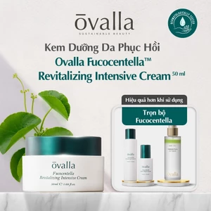 Kem dưỡng tảo biển phục hồi, chống lão hóa Ovalla Fucocentella Revitalizing Intensive Cream (50ml)