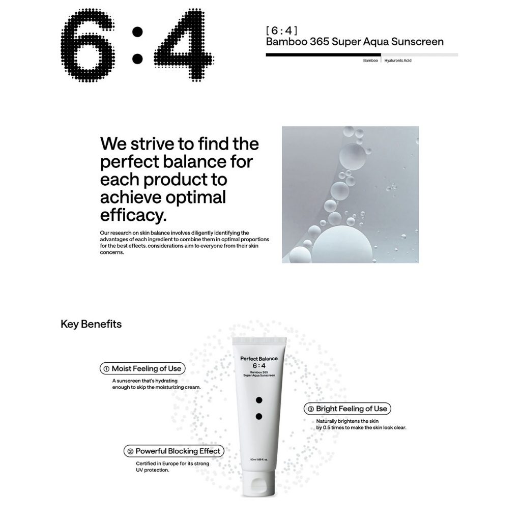 [B: LAB] Kem chống nắng Bamboo 365 Super Aqua 50ml [Từ Hàn Quốc]