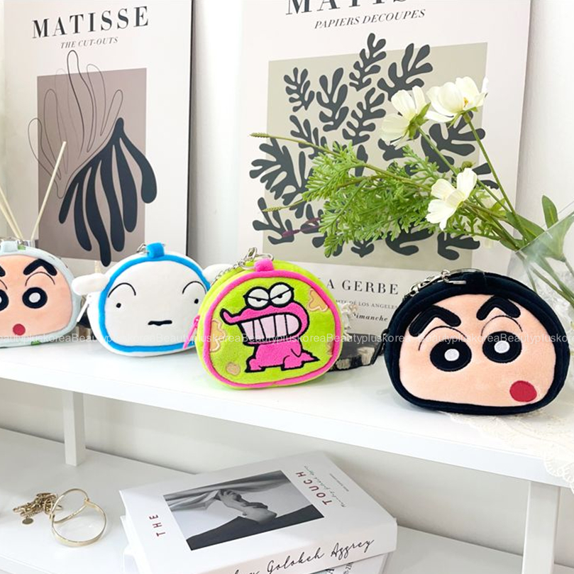 [Crayon Shin chan] Túi Mini mặt (Shin chan / Bộ đồ ngủ / Shiro / Waniyama / Bo chan / Shiro (hoảng loạn) / Mặt nạ hành động / Kantam Robo)