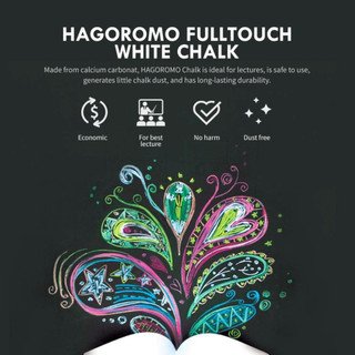 [HAGOROMO] Fulltouch Phấn 12 Cây | Phấn Carbonate Cao Cấp, Không Dễ Gãy – Dành Cho Học Sinh & Giáo Viên