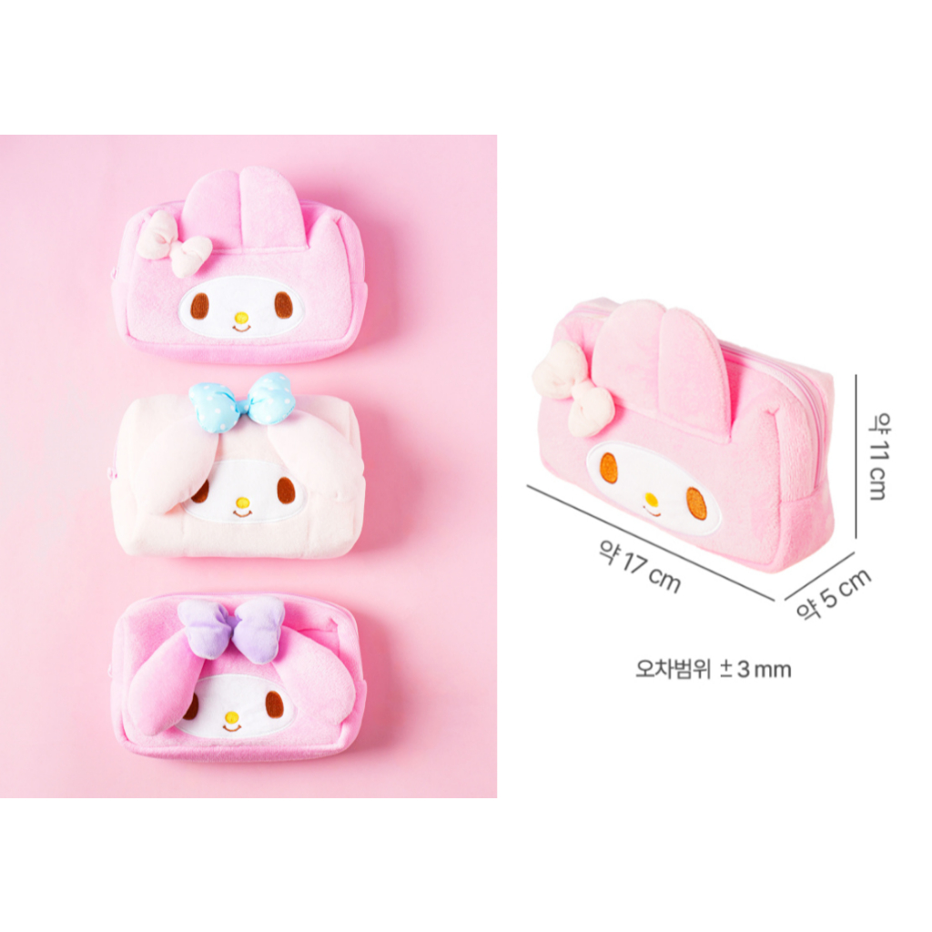 [Sanrio] Túi đựng mặt MyMelody Giai điệu 3 màu 1035682