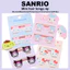 Sanrio Licenses Kẹp tóc Mini 4p (Kuromi Mymelody Kitty Pompompurin Cinnamoroll) ghim tóc