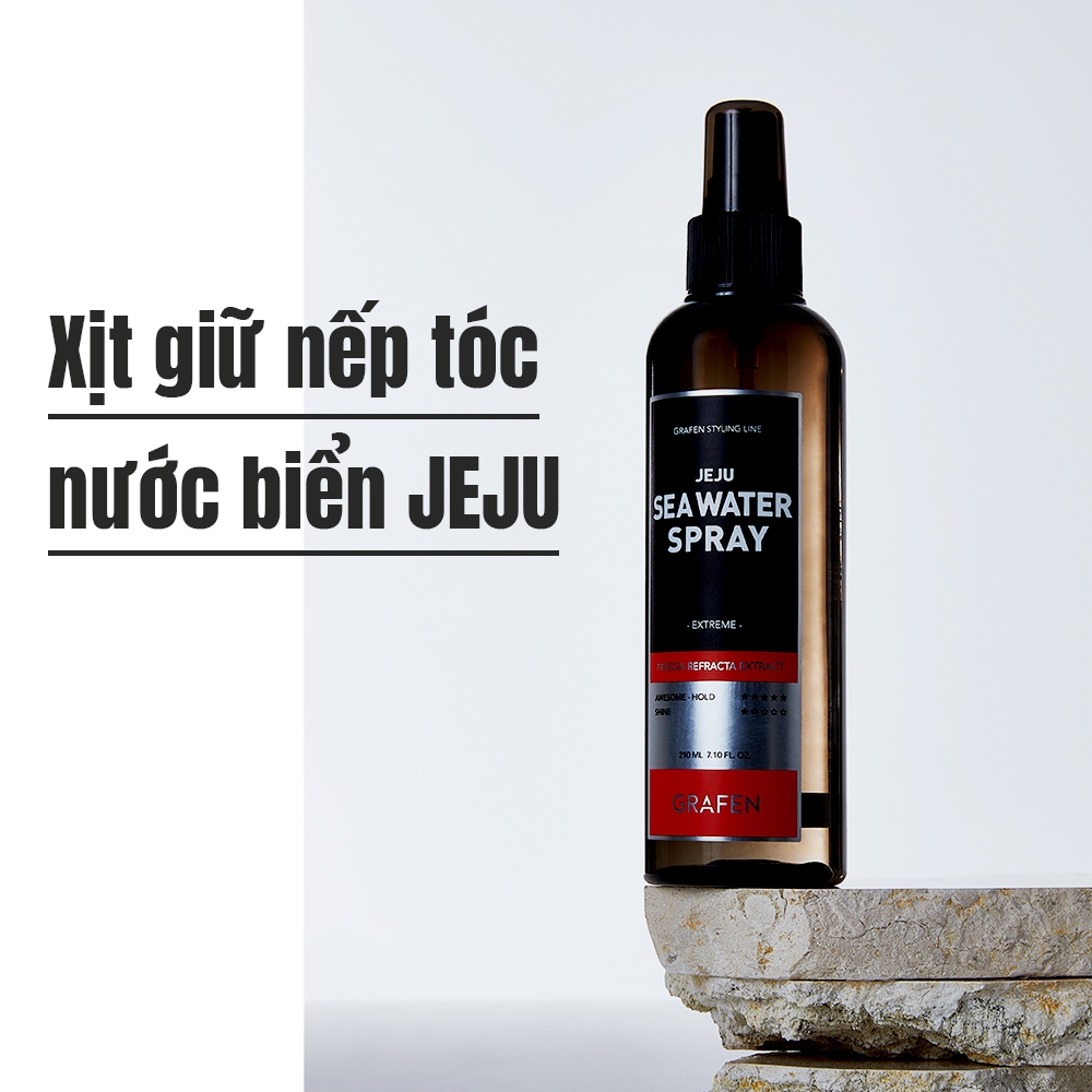 Ảnh Xịt Nước Biển Jeju 210ml [Dụng Cụ Tạo Kiểu Tóc, Tóc Ướt, 100% Freesia Refracta Extract] 2