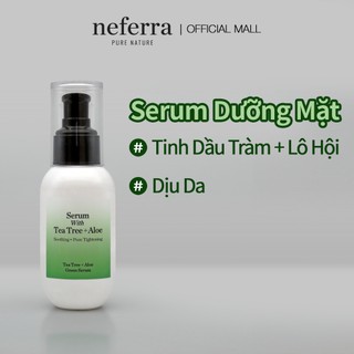 <Odorata / Neferra> Chăm Sóc Mụn + Se Khít Lỗ Chân Lông / Serum Xanh với Tràm Trà + Lô Hội 100ml