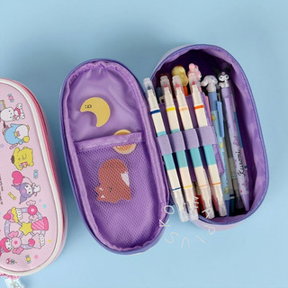 [Sanrio] Túi nhiều vòng nhân vật Sanrio (Xanh tím hồng)