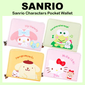 Ví bỏ túi nhân vật Sanrio (Mymelody / Keroppi / Pompompurin / Kitty)