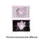 Mymelody X Kuromi Túi dây kéo phẳng cổ điển mới / Vỏ lưới PVC Kuromi