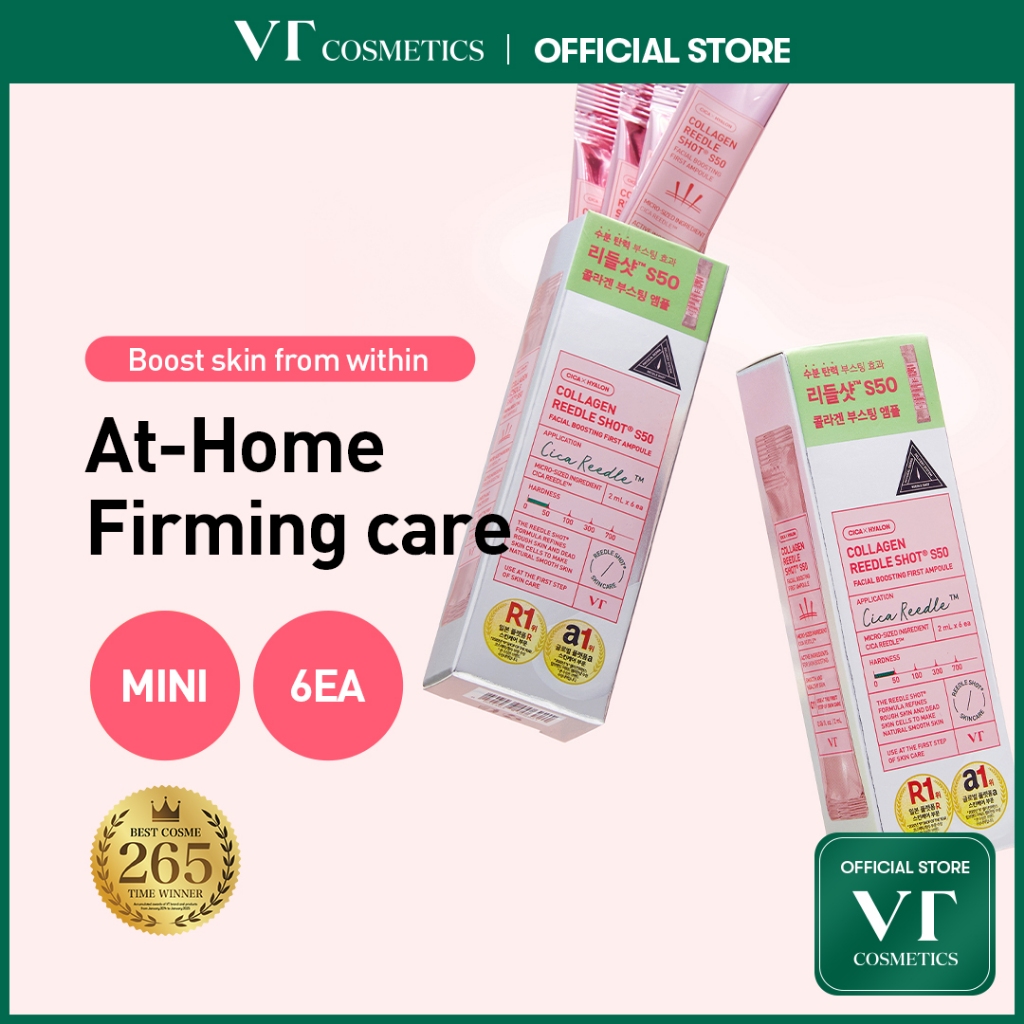 [VT] COLLAGEN & PRO-CICA Reedle Shot 50 Dạng Ống 2ml * 6 ống [Cửa hàng chính hãng]