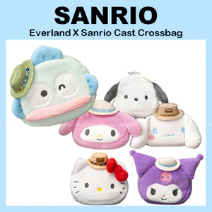 Túi đeo chéo Everland X Sanrio (Kitty / Mymelody / Kuromi / Cinnamoroll / Pochacco / Hangyodon)