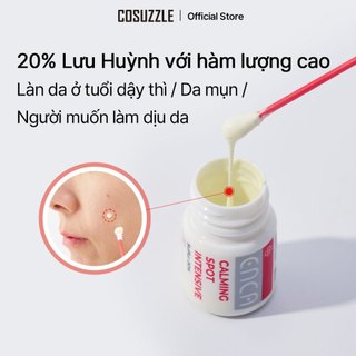 Giảm Mụn Viêm Cấp Tốc Kem Chấm Mụn Sulfur 20% Lưu Huỳnh Kháng Khuẩn Cho Da Dầu Nhạy Cảm ENCA