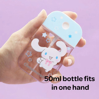 Chai xịt diệt khuẩn Hello Kitty Kuromi Sanrio dạng thẻ di động | Chai xịt dễ thương Cartoon Hand Sanitizer | Chai thiết kế nhân vật kích thước du lịch có thể nạp lại