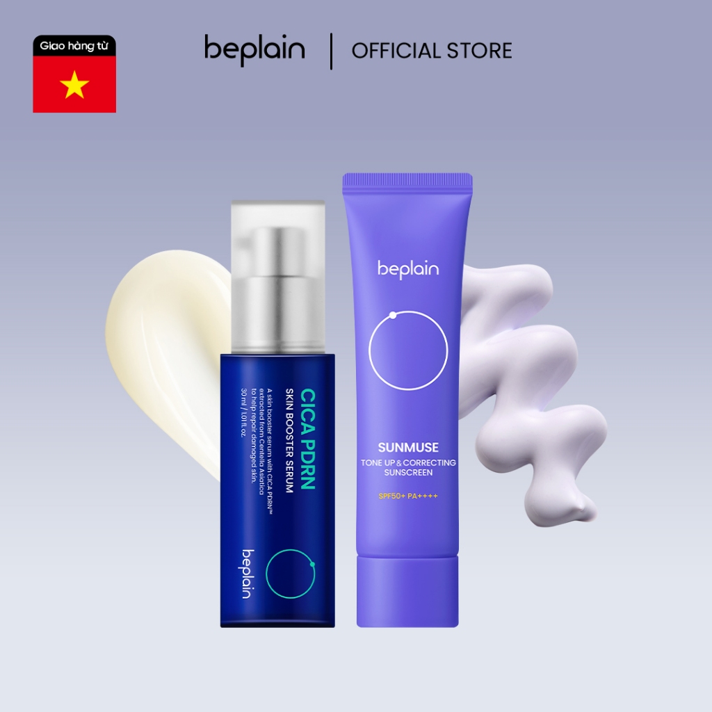 [Beplain Chính Hãng] [ Combo độc quyền] Tinh chất BEPLAIN PDRN Rau Má ...