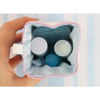 Sanrio Milk Kawaii Carton Túi đựng mỹ phẩm Móc khóa Cinnamoroll My Melody Hello Kitty