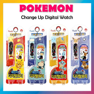 [Pokemon] Đồng hồ kỹ thuật số thay đổi (Pikachu, Snorlax, Squirtle, Eevee)
