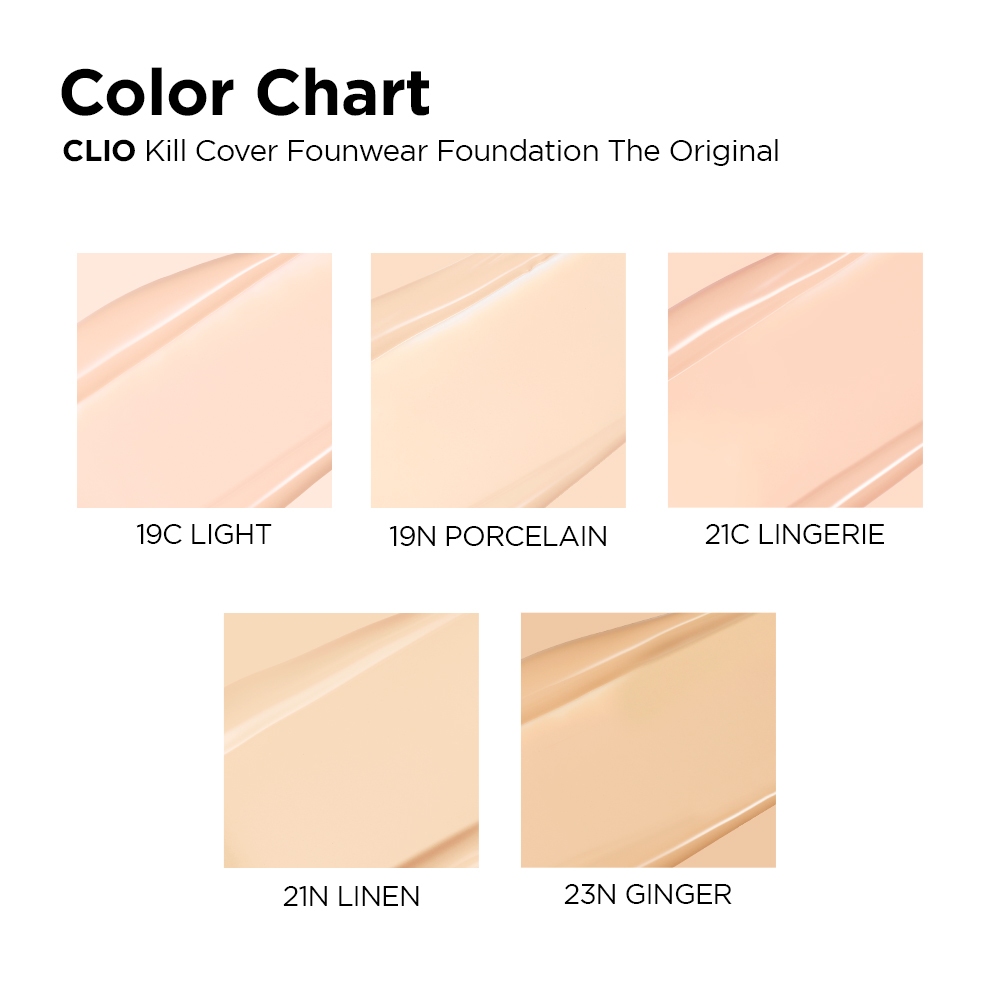 [CLIO] Kem Nền Che Phủ Cao Kill Cover Founwear Fundation The Original (35ml)
