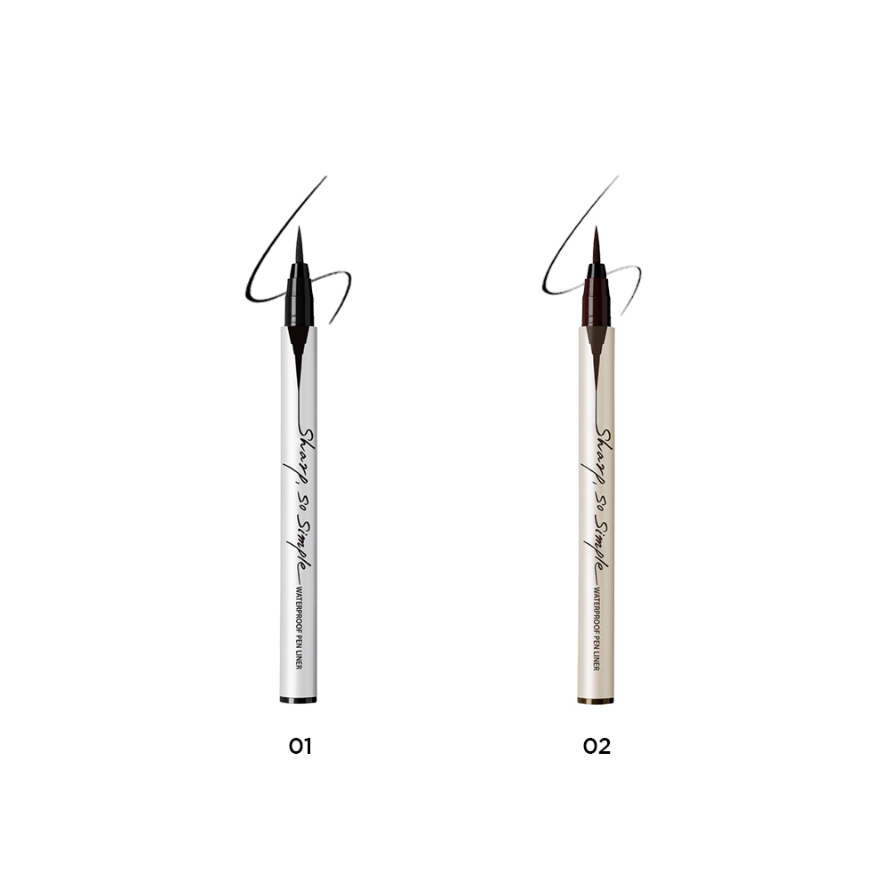 [CLIO] Bút Kẻ Mắt Siêu Mỏng 0,001mm Bám Lâu Không Trôi Sharp So Simple Waterproof 0.65ml