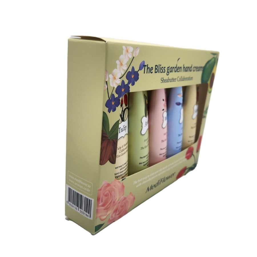 [Mediflower]  The Bliss Garden Hand Cream Set 50g x 5, Bộ kem tay The Bliss Garden 50g x 5, chăm sóc da, làm đẹp Hàn Quốc