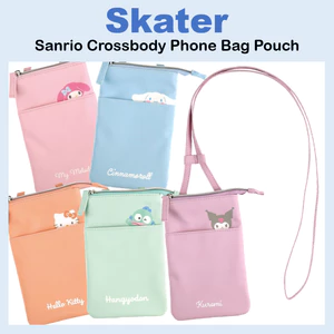 Túi đựng điện thoại đeo chéo Sanrio (Kitty / Mymelody / Kuromi / Cinnamoroll / Hangyodon) ZSP1