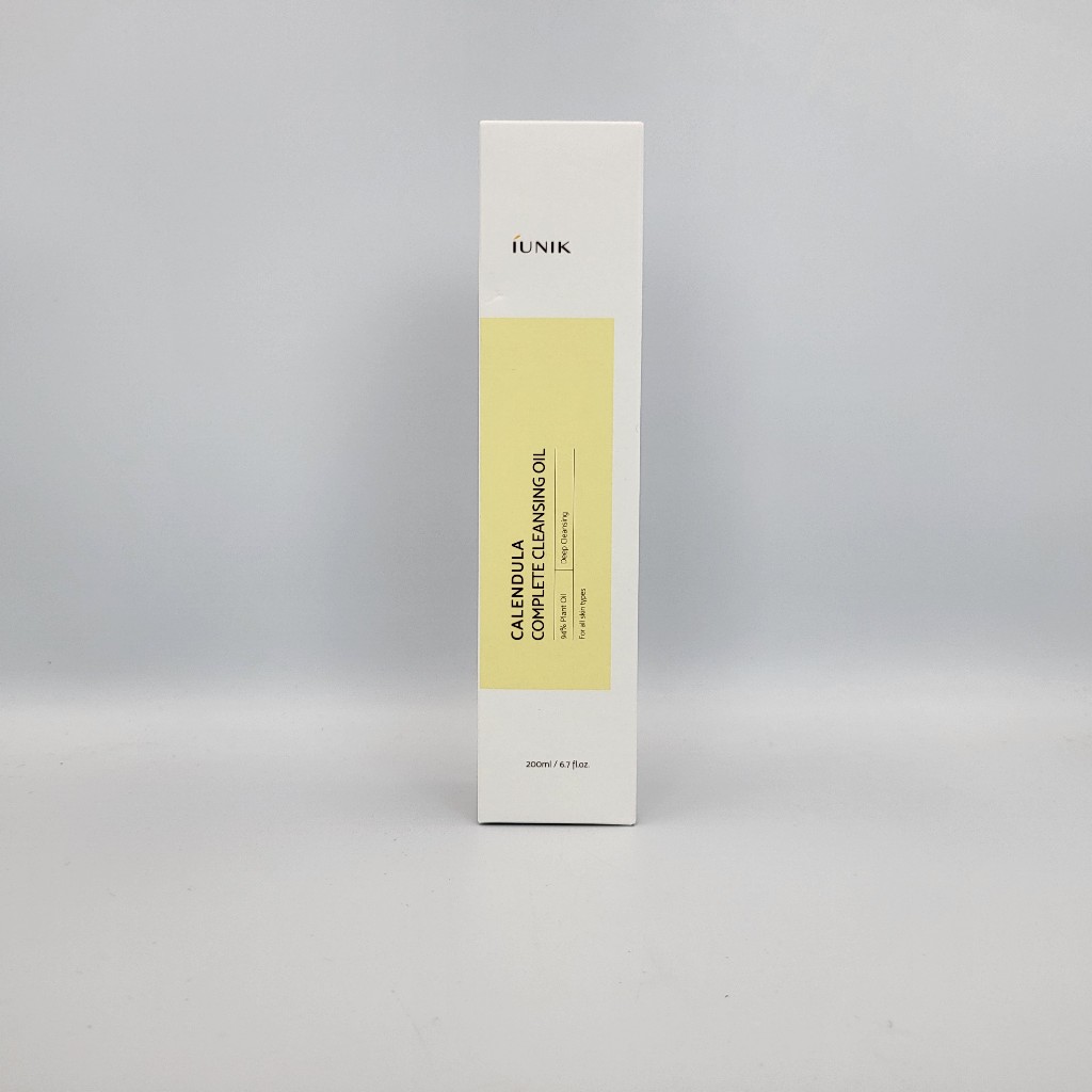[Hàng mới về] IUNIK Dầu tẩy trang chiết xuất từ hoa cúc calendula 200ml / 25ml