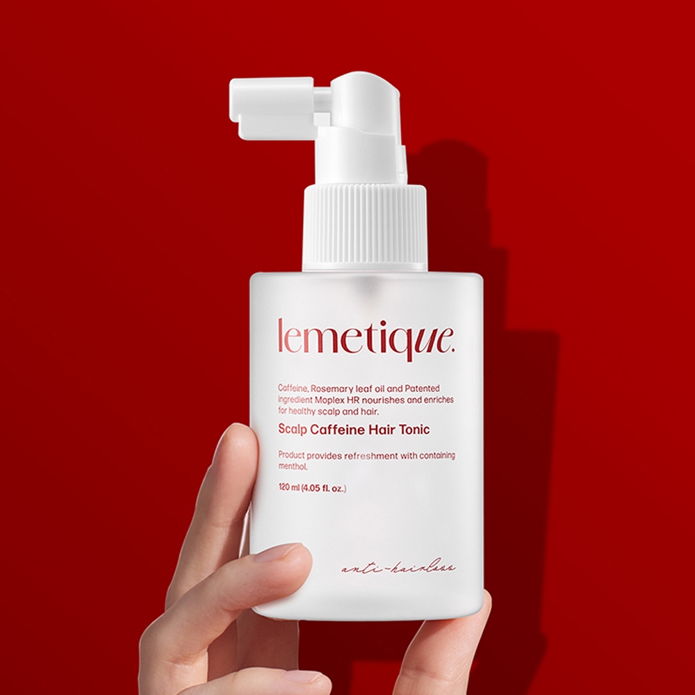 Xịt dưỡng chân tóc Lemetique Scalp Caffeine 120ml - Chống rụng tóc, mát da đầu