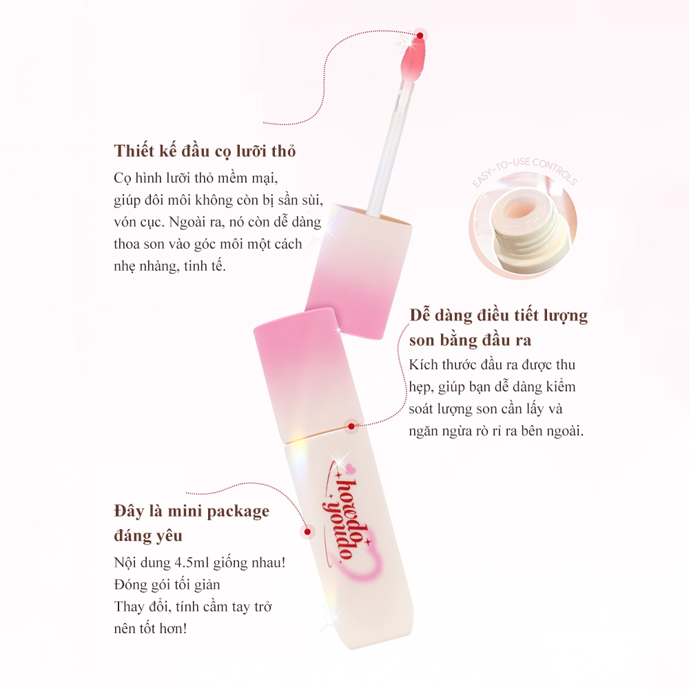 Son tint How Do You Do không phai, bám lâu, đa năng, chiết xuất thực vật